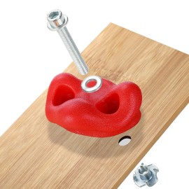 ZENFUN 25 Packs Rock Climbing Holds for Kids and Adults, Indoor & Outdoor Rock Wall Climbing Kit, Multi-Colored Climbing Rock Wall Grips with Mounting Hardware, Knotted Rope and 25 Handles