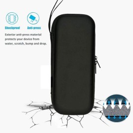 LinMei Hard Storage Travel Case Compatible for Micro Touch Solo Full Body Trimmer and Shaver - Sturdy and Protective (Case & 2 Brush Only)
