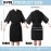 ramede 15 Pcs Salon Client Gown Robes Cape Kimono Style Hair Stylist Smock Salon Robes for Clients(Black)