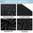 ramede 15 Pcs Salon Client Gown Robes Cape Kimono Style Hair Stylist Smock Salon Robes for Clients(Black)