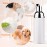 Foam Pump Bottle 60ml Lash Soap Dispenser Bottle Travel 5Pcs Empty Plasitc Refillable Mini Bottle for Hand Soap Shampoo Lash Cleanser Foam Bottle