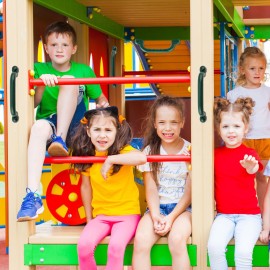 Restroma 4 Pieces Kids Playground Safety Handles Playground Grab Handle Bars Playground Accessories Equipment for Kids Outdoor Playset Backyard Playhouse Tree House Jungle Gym (Green)