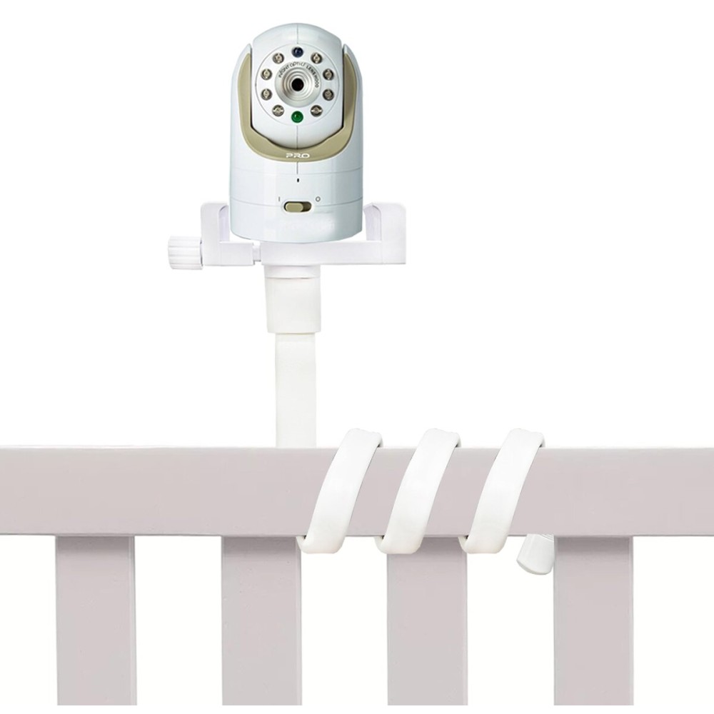 GUCHO Baby Monitor Mount for Crib, Compatible with HelloBaby HB65/HB40/HB6550/HB66/HB6339/HB6550 Pro,Infant Optics DXR-8/8 Pro,OKAIDI,Nanit Pro,Baby Monitor Flex Holder,Universal Baby Monitor Stand