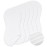 Timgle 6 Pcs 13 x 29 Inch Peanut Shape Changing Pad Liner Peanut Changing Pad Liner Portable Soft Washable Reusable Waterproof Diaper Mats Easy to Clean(White)