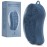 MainBasics Silicone Body Scrubber - Dual-Sided Shower Scrubber with Massage Nodes, Silicone Loofah Alternative for Deep Clean (Dark Blue, Massage)