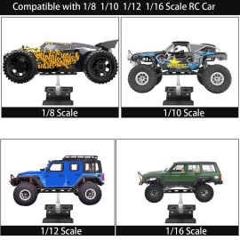 RC Car Repair Work Stand 652 PCS Screw Kit RC Repair Kit Universal RC Screw Set for Arrma Redcat Traxxas Axial HPI Losi 1/8 1/10 1/12 1/16 Scale RC Cars Trucks Crawler