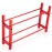 RCHUBAM Aluminum Alloy Tires Rack Wheels Tyre Storage Shelf for 1/18 TRX4M Bronco Defender 1/24 Axial SCX24 RC Car (Red)