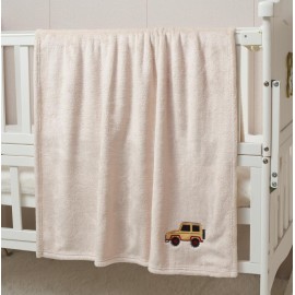 CREVENT 30\'\'X40\'\' Cute Cozy Fluffy Warm Baby Blanket for Girls Boys Infants Toddlers\' Bedding Crib Cot Stroller, Baby Shower Birthday Newborn\'s Gift - Jeep