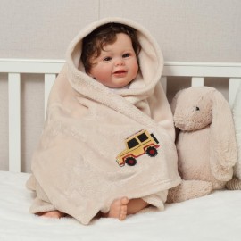 CREVENT 30\'\'X40\'\' Cute Cozy Fluffy Warm Baby Blanket for Girls Boys Infants Toddlers\' Bedding Crib Cot Stroller, Baby Shower Birthday Newborn\'s Gift - Jeep