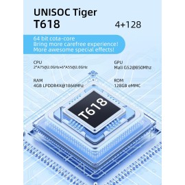 RG405V Handheld Game Console 4 IPS Touch Screen Android 12 Unisoc Tiger T618 64-bit Game Player Built-in 5500mAh Battery 128G TF Card with 3154 Games(RG405V Wood)