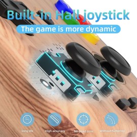 RG405V Handheld Game Console 4 IPS Touch Screen Android 12 Unisoc Tiger T618 64-bit Game Player Built-in 5500mAh Battery 128G TF Card with 3154 Games(RG405V Wood)