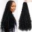 LMZIM Crochet Box Braids With Curly Ends 18 Inch Goddess Box Braids Crochet Hair 8 Packs Bohomian Synthetic Hair Extensions 1b