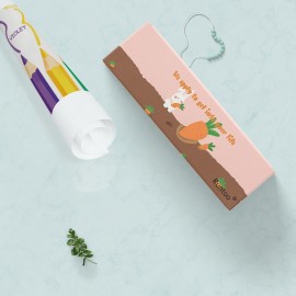 Runtoo Color Wall Corner Decals Educational Pencil Crayons Wall Stickers for Kids Room Baby Nursery Classroom Wall Decor