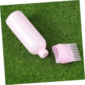 Beatifufu 3pcs Hair Kit for Hair Splat Hair Dye Hair Dye Applicator Bottle with Comb Hair Coloring Bottle Applicator Medicine Bottle Rinse Bottle Brush Hair Care Hair Dryer