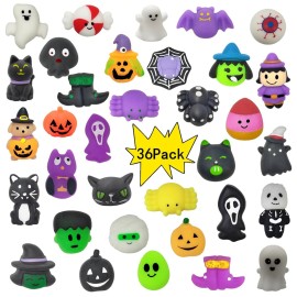 36 Pack Halloween Mochi Squishy,Halloween Party Fa..