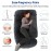 cauzyart Pregnancy Pillows for Sleeping U-Shape Full Body Pillow and Maternity Support - for Back, HIPS, Legs, Belly for Pregnant Women with Removable Washable Cover(Black)