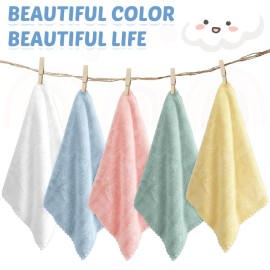 Newwiee 50 Pack Baby Burp Cloths 20\'\'x10\'\' Absorbent Burping Cloths for Girl Boy Large Baby Rags Towels for Newborn Essential(Colorful)