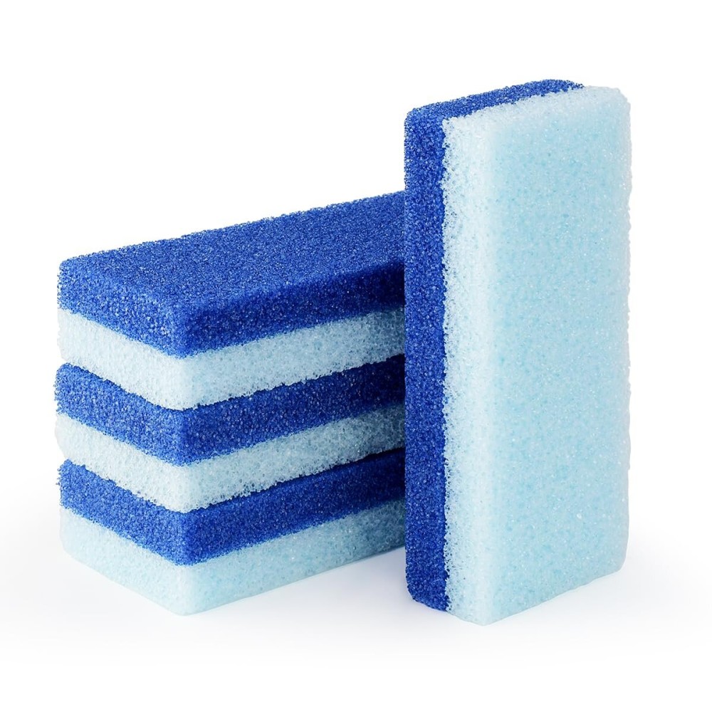 4 Pcs Foot Pumice Stone and Scrubber for Feet and Heels Callus and Dead Skins (Blue) 4 Pcs Foot Pumice Stone and Scrubber for Feet and Heels Callus and Dead Skins (Blue)