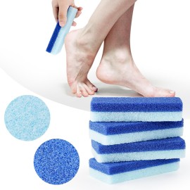4 Pcs Foot Pumice Stone and Scrubber for Feet and Heels Callus and Dead Skins (Blue) 4 Pcs Foot Pumice Stone and Scrubber for Feet and Heels Callus and Dead Skins (Blue)