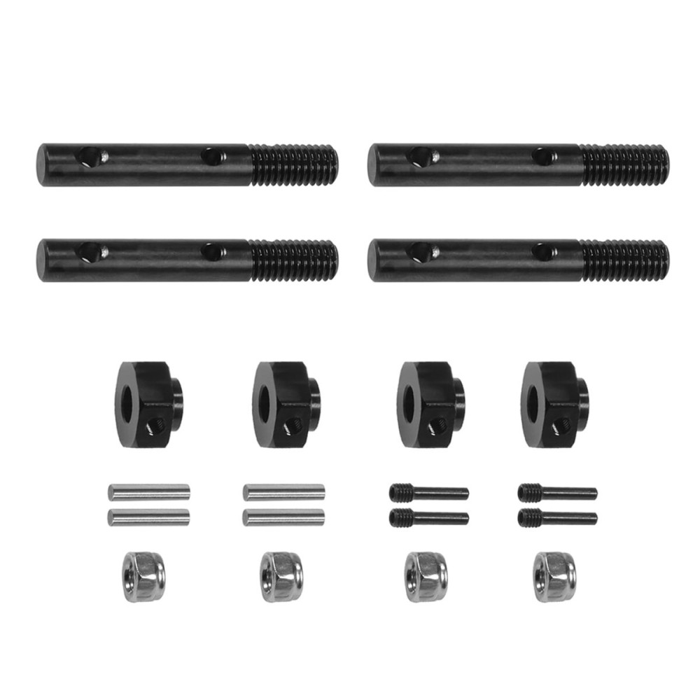 Thicker UTB10 Portal Stub Axles Harden Steel Capra Drive Shaft 1/10 Scale Accessories for RC Rock Crawler Axial Capra 1.9 SCX10 III Upgrades(2 Set(4Pcs))