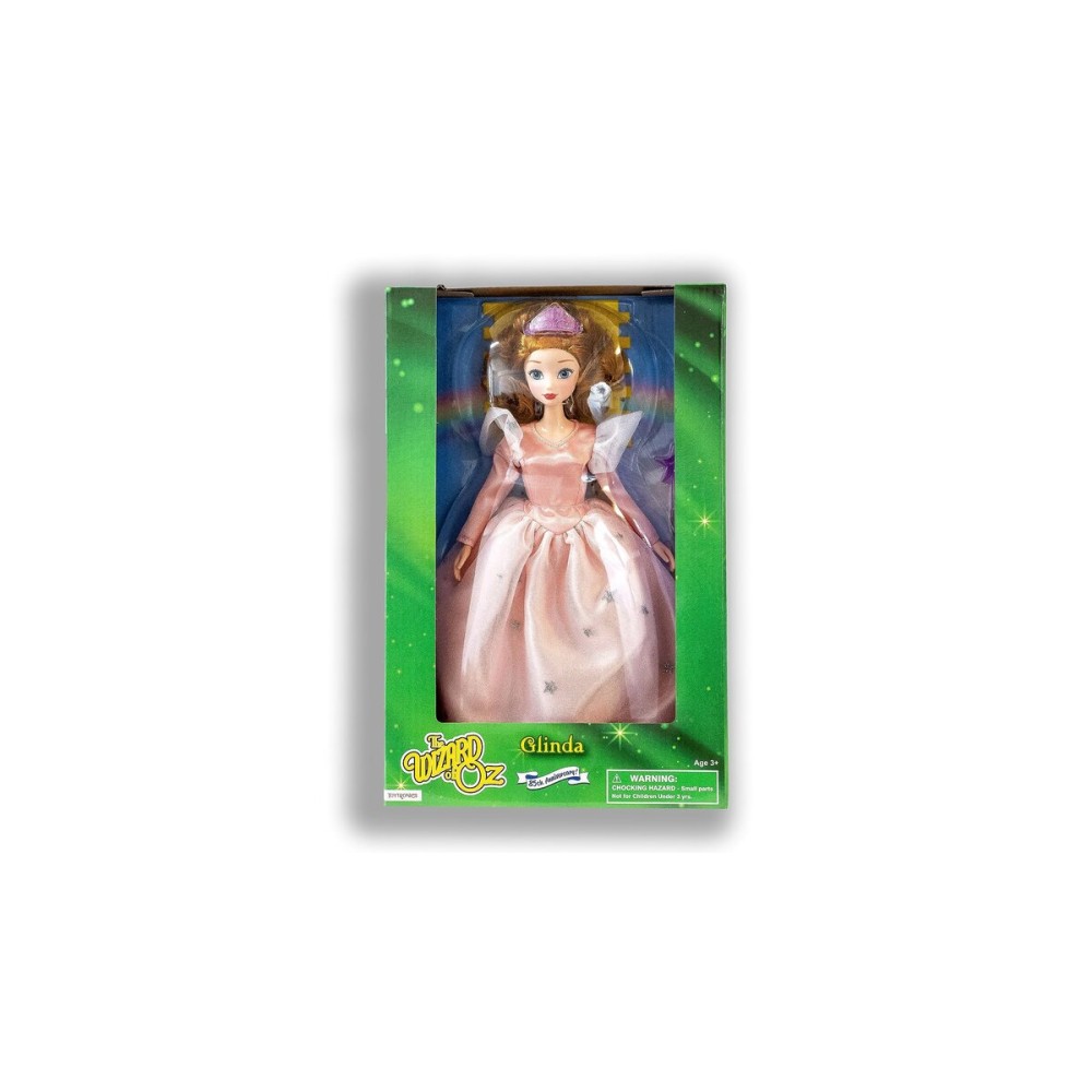 Toytronics OZ 125TH Aniversary 11 Glinda Fashion Doll & Accessories,Poseable, with a Piece of The Yellow Brick Road