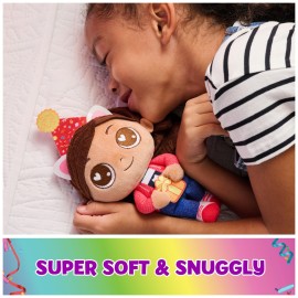Gabbys Dollhouse, Celebration Series 9-Inch Tall Gabby Girl Plushies, Kids Toys for Girls & Boys Ages 3 and Up