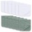 Ease Cubs Muslin Burp Cloths Large 100% Cotton Hand Washcloths for Boys & Girls, Baby Essentials Extra Absorbent and Soft Burping Rags for Newborn Registry (White & Green, 12-Pack, 20 X10)