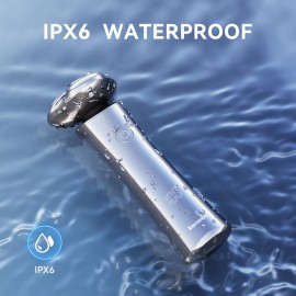 Electric Razor for Men - Rechargeable Mens Rotary Shaver, 3D Magnetic Floating Head Electric Shavers for Mens Shaving Beard Shaver IPX6 Waterproof Wet & Dry Use LED Display Beard Trimmer for Men Gift