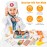 EFO SHM Doctor Kit for Kids, 34 Pcs Kids Doctor Playset kit for Toddlers 3-5 with Medical Storage Bag & Real Stethoscope, for Boys and Girls Fun Role Playing Game, Doctor Play for Kids Toddlers