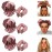 Rukebu Satin Heatless Hair Curler 3 Sets, Heatless Curls for All Hair Types with Hair Caps, No Heat Curlers to Sleep In