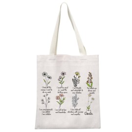 I Am A Doula Floral Doula Appreciation Gift Zipper Pouch - Intuitive Birth Worker Affirmations Makeup Bag