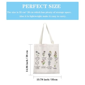 I Am A Doula Floral Doula Appreciation Gift Zipper Pouch - Intuitive Birth Worker Affirmations Makeup Bag