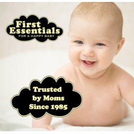 First Essentials Fitted Cotton Knit Crib Sheet Standard Size Girls (Floral, Pack of 1)