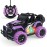 Tcvents Remote Control Car for Girls, 1:20 Scale Rc Cars Remote Control Truck Car Toy Vehicles for Kids Age 3-5, Rc Truck Racing Car with 3 Color Lights for Kids 5-7 8-12 Birthday Gift, Purple