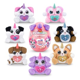Rainbocorns Puppycorn Brown Dalmatian Scent Surprise - Surprise Unboxing Soft Toy, Scented Puppy Plush for Girls by ZURU