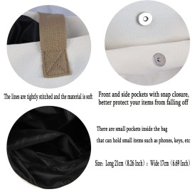 BLUPARK Hair Hustler Hand Gifts Hairs Stylist Tote Bag Cosmetologist Gifts Hairdresser Gift Beautician Shopping Bag Hairstylist Gift (Hair Hustler TO)