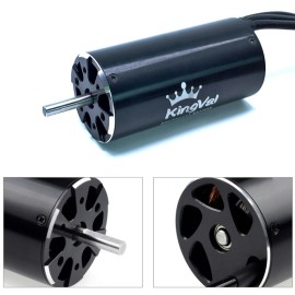 KingVal Replacement 4082 1600KV Brushless Motor Shaft Diameter 5mm with Water Cooling Jacket Unit Compatible with RC Boat
