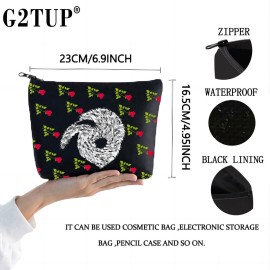 G2TUP Christine Makeup Bag Theater Fans Gift Mask Musical Makeup Bag Mask Merch (Theater P Makeup Bag)