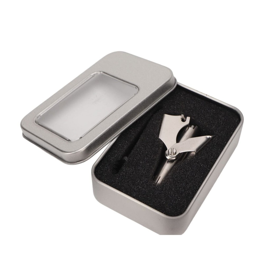 Manual Nose Hair Trimmer, 360 Degrees Rotate Stainless Steel with R Round Head Nasal Hair Trimmer Nasal Hair Cutter for Men Manual Nose Hair Trimmer, 360 Degrees Rotate Stainless Steel with R Round Head Nasal Hair Trimmer Nasal Hair Cutter for Men