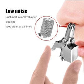 Manual Nose Hair Trimmer, 360 Degrees Rotate Stainless Steel with R Round Head Nasal Hair Trimmer Nasal Hair Cutter for Men Manual Nose Hair Trimmer, 360 Degrees Rotate Stainless Steel with R Round Head Nasal Hair Trimmer Nasal Hair Cutter for Men