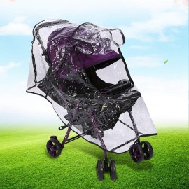 Pram Rain Cover,Foldable Rainproof Windproof Baby Outdoor Stroller Weather Stroller Rain Cover Baby Pushchair Rain Stroller Accessory