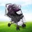 Pram Rain Cover,Foldable Rainproof Windproof Baby Outdoor Stroller Weather Stroller Rain Cover Baby Pushchair Rain Stroller Accessory