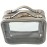 JAZD Clear Makeup Bag Toiletry Bag for Women Cosmetic Case Large Capacity Travel Make Up Bag Organizer Transparent Storage Compartment TSA Approved (GRAY)
