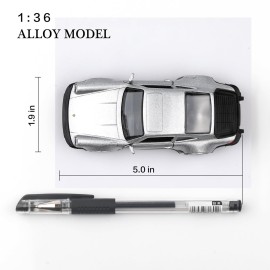 TOKAXI 1/36 Scale Porsche 911 Trubo Diecast Car Models,Pull Back Vehicles Porsche 911 Toy Car,Cars Gifts for Boys Girls