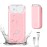 ENSSU Bikini Trimmer for Women with Type-C Rechargeable, Portable Pubic Hair Trimmer for Arms, Legs, Underarms, Electric Lady Body Shaver for Women & Men, Waterproof & Compact Size, Pink