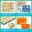 Foldable,Freestanding Felt Flannel Board Set for Toddlers,With 75 Felt Learning Letters Numbers Pieces,Double-Sided,With Storage Bag,for Parent-Child Story Time,Preschool,Classroom,Journey Time