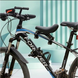 NELOMO Front Mounted Bicycle Seats for Children Kids Handlebars Foot Pedals Set Mountain Bike Child Seat Kids Bike Seat Suitable for MTB and City Bicycles