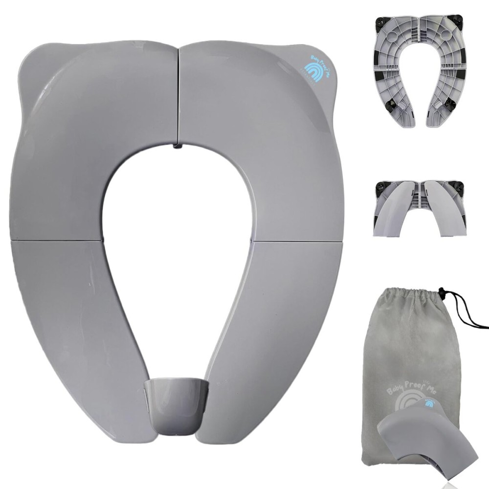 Baby Proof Me Potty Training Seat Travel - Foldable Potty Training Seat Cover for Toddlers, Portable, Travel Potty Seat, Folding Toilet Seat for Kids, and Toddler Toilet Seat Cover