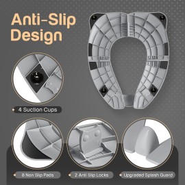 Baby Proof Me Potty Training Seat Travel - Foldable Potty Training Seat Cover for Toddlers, Portable, Travel Potty Seat, Folding Toilet Seat for Kids, and Toddler Toilet Seat Cover