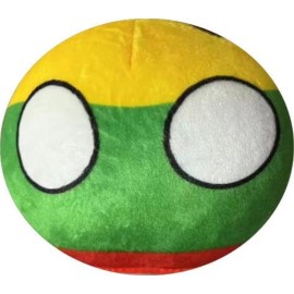 HOMKT Countryballs Plush Keychain, 15Pcs Country Ball Anime Plushies, Cute Keychain for Kids Gift, 4in, New Mix Color